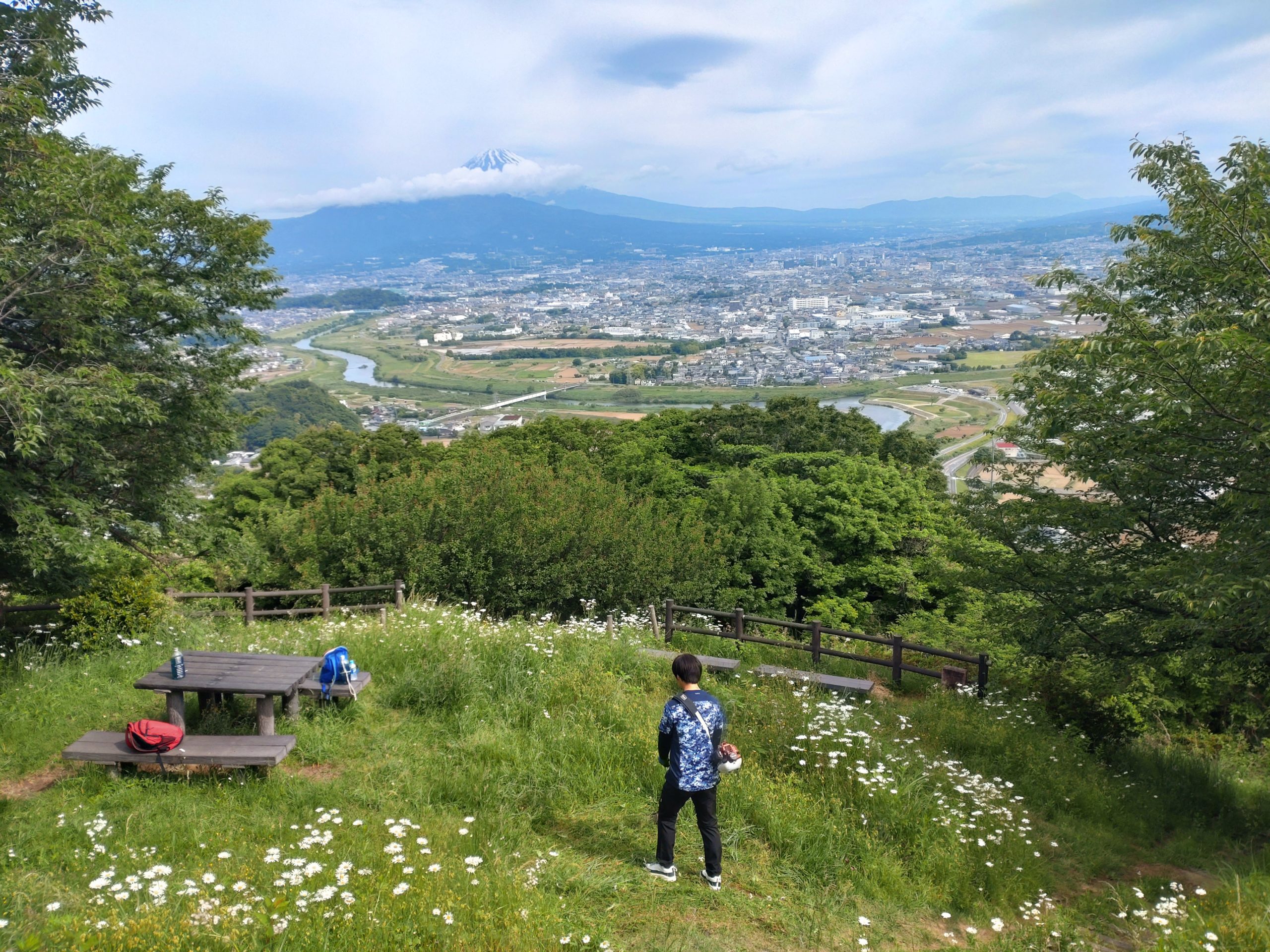大嵐山より富士山